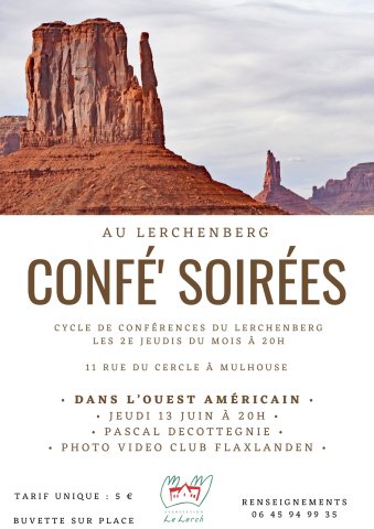 conférence confésoirées culture lerchenberg ouest américain road trip