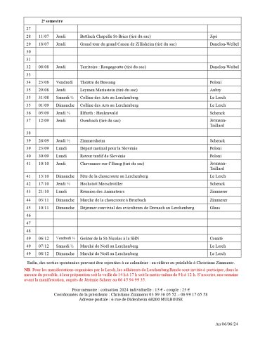 lerchenberg rando programme 2024