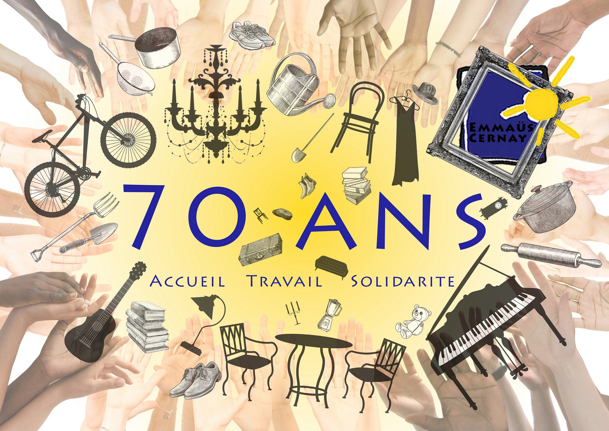 lerchenberg culture emmaüs solidarité vente anniversaire