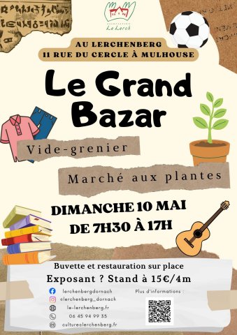 lerchenberg culture marché puces grand bazar printemps brocante vide-grenier